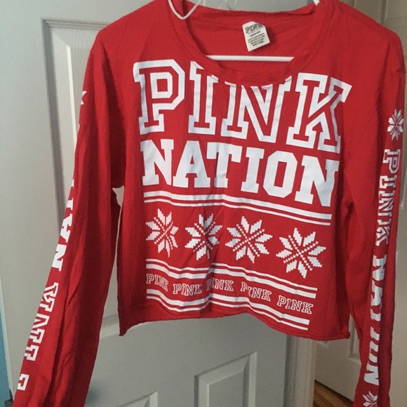 Pink Red Crop Top - Picture 2 of 4